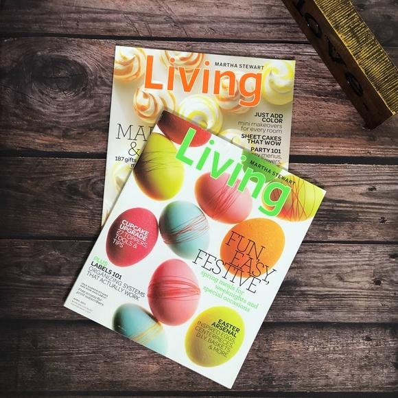 MARTHA STEWART Living Magazines 4/2012 & May 2012 Easter Egg & Cupcakes - Picture 7 of 16